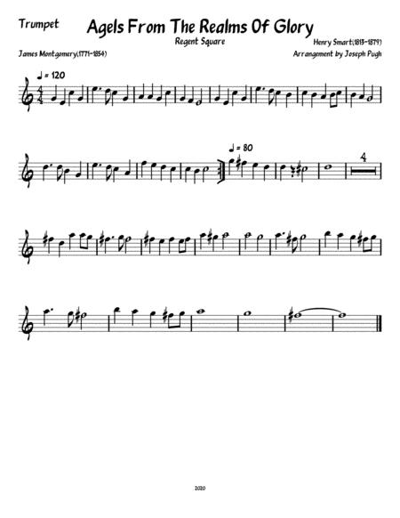 Angels From The Realms Of Glory Brass Quintet Page 2