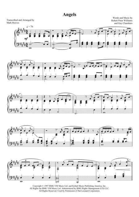 Angels Piano Solo Page 2