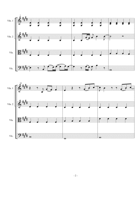 Angels Robbie Williams Arranged For String Quartet Page 2