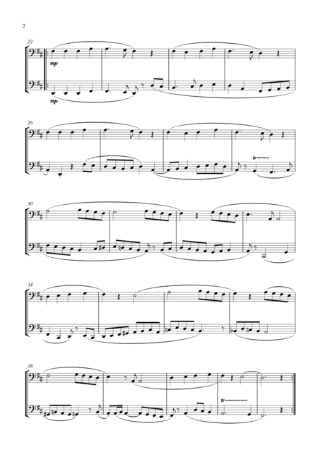 Angels We Have Heard On High For Bassoon Duet Suitable For Grades 2 6 Page 2