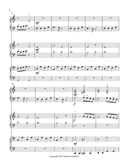 Angels We Have Heard On High Piano Trio 1 Piano 6 Hands Page 2