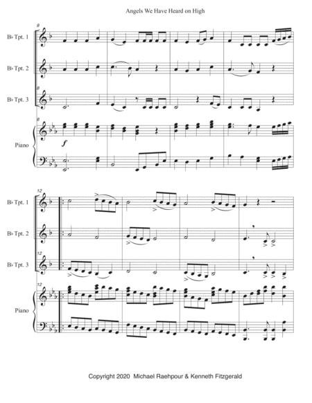 Angels We Have Heard On High Trumpet Trio With Piano Page 2