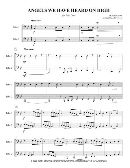 Angels We Have Heard On High Tuba Duet Page 2