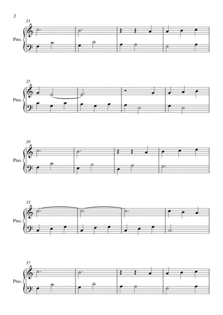 Annies Song C Major By John Denver Easy Piano Page 2