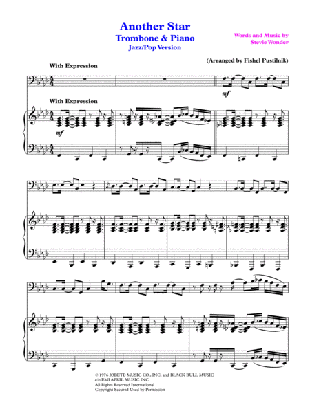 Another Star For Trombone And Piano Video Page 2