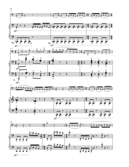 Another Twist For Baritone Saxophone And Piano Page 2