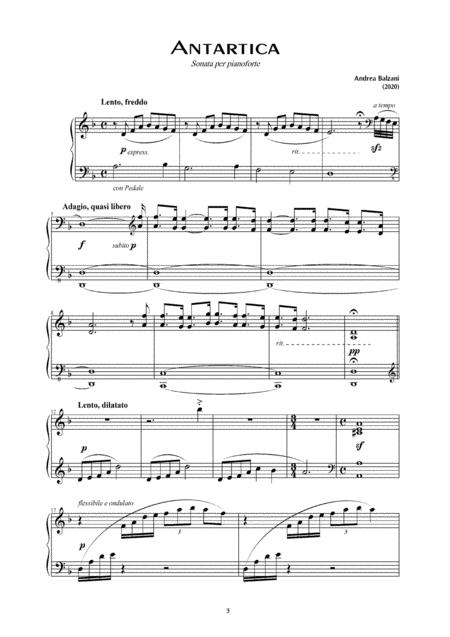 Antartica Sonata Per Pianoforte Page 2