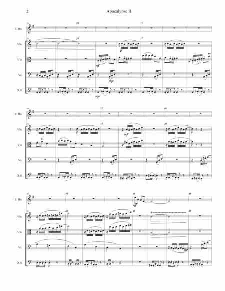 Apocalypse Ii Score Page 2