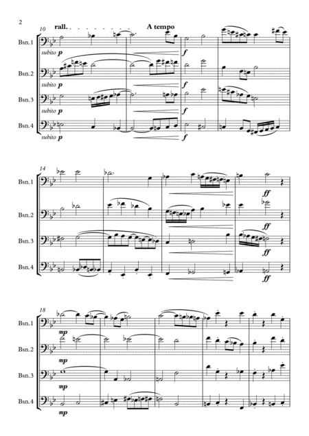 Apres Vous Bassoon Quartet Page 2