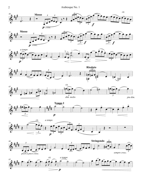 Arabesque No 1 Page 2