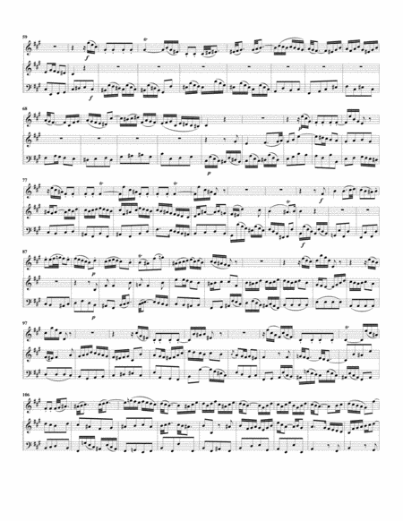 Aria Erleucht Auch Meine Finstre Sinnen From Weihnachts Oratorium Bwv 248 Arrangement For Violin And Organ Page 2