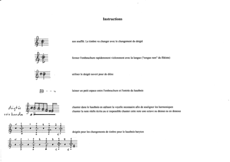 Aria For Bass Oboe And Oboe Band Score Page 2