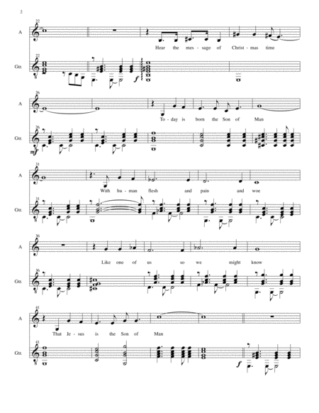 Ariette Oublie For Flute And Guitar Page 2