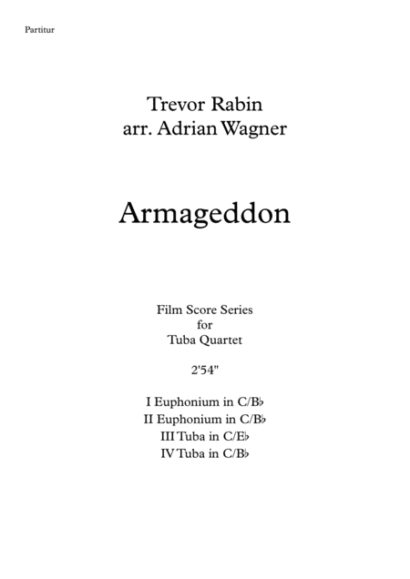 Armageddon Trevor Rabin Tuba Quartet Arr Adrian Wagner Page 2