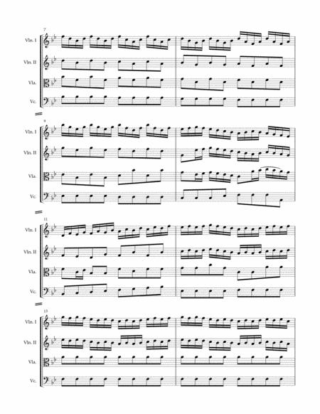 Arrival Of The Queen Of Sheba For String Quartet Score Parts Page 2
