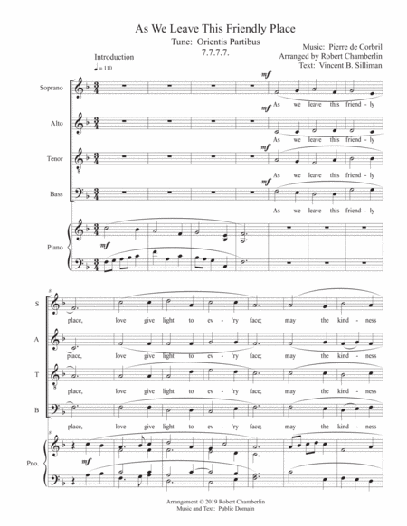 As We Leave This Friendly Place Satb With Piano Page 2