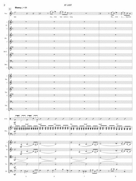 At Last Vocal Solo And Jazz Orchestra Page 2