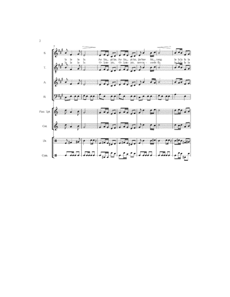 Athletes Marching Song Page 2