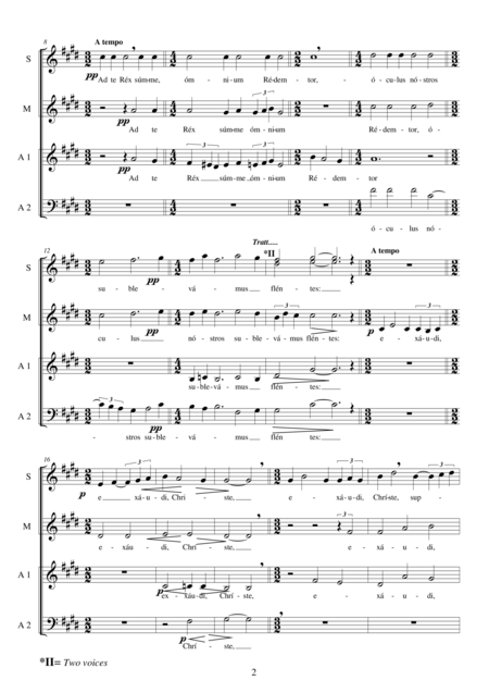 Attende Domine Hymn For Female Choir Smaa A Cappella Page 2