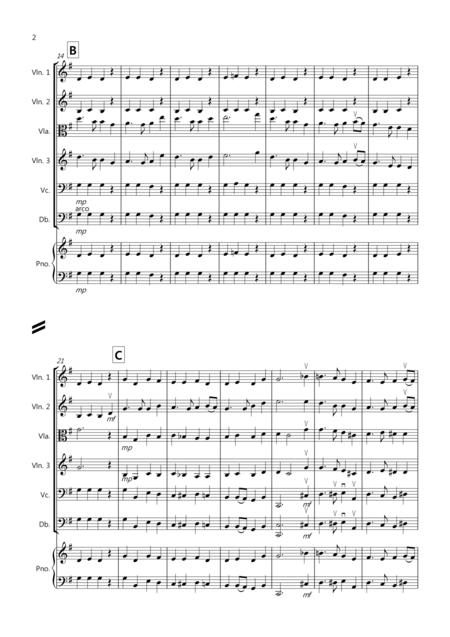 Auld Lang Syne For String Orchestra Page 2