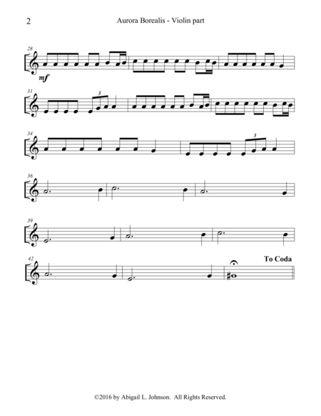 Aurora Borealis Piano Violin And Cello Page 2