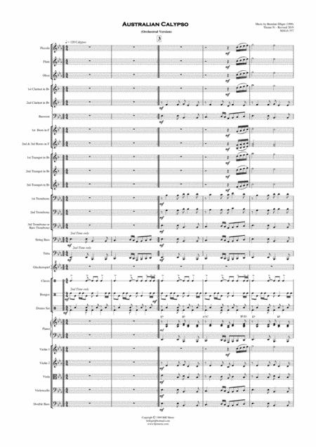 Australian Calypso Orchestra Score And Parts Pdf Page 2
