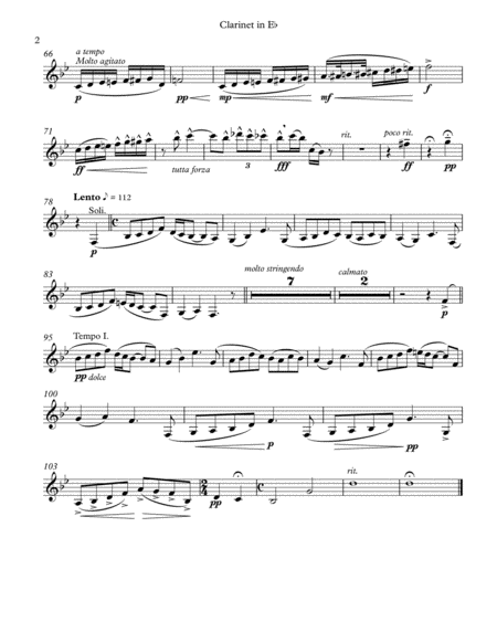 Automne For Clarinet Choir Parts Page 2