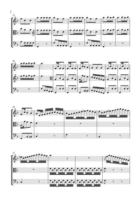 Autumn Excerpt By Vivaldi Arranged For String Trio Violin Viola And Cello Page 2