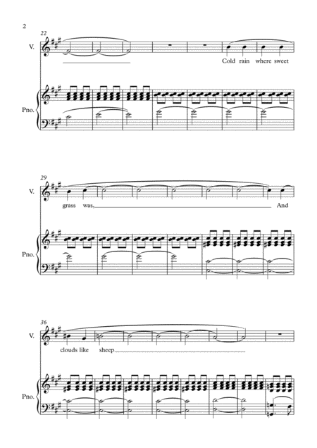 Autumn For High Voice And Piano Op 4 Page 2