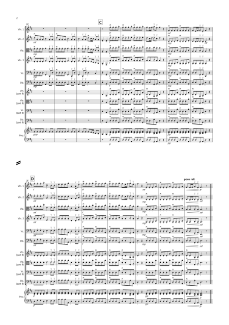 Autumn Four Seasons For Beginner And Advanced String Orchestra Page 2