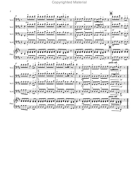 Autumn Four Seasons For Cello Quartet Page 2