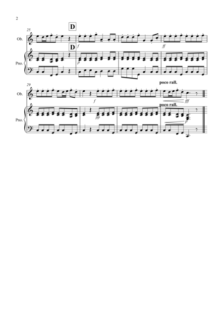 Autumn Four Seasons For Oboe And Piano Page 2