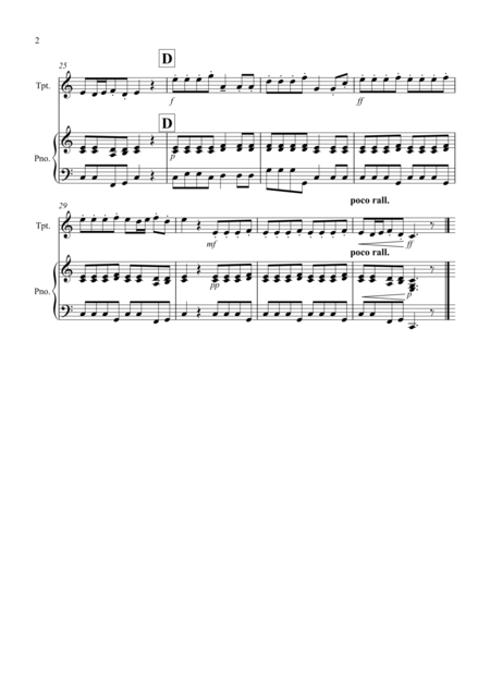 Autumn Four Seasons For Trumpet And Piano Page 2