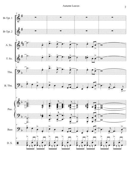 Autumn Leaves Jazz Combo Page 2