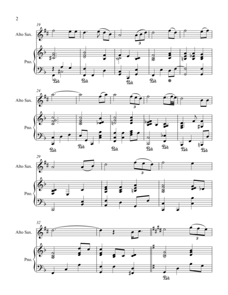 Ave Maria C Saint Saens For Satb Choir And Organ Page 2
