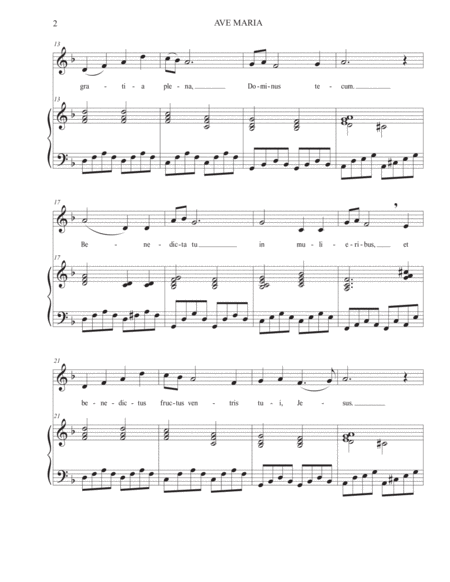 Ave Maria D Minor Page 2