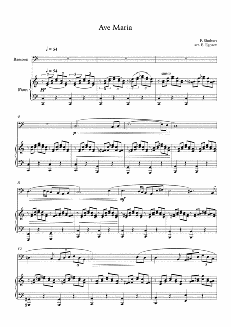 Ave Maria Franz Schubert For Oboe Piano Page 2