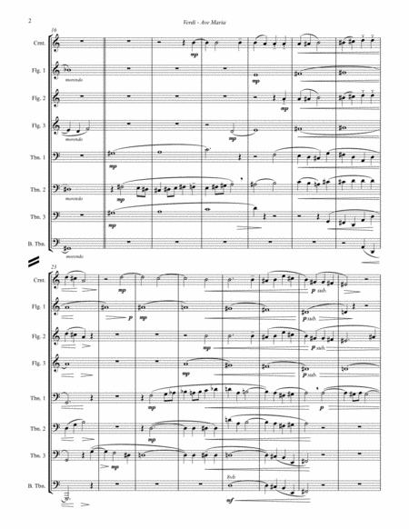 Ave Maria From Quattro Pezzi Sacri For 8 Part Brass Ensemble Page 2