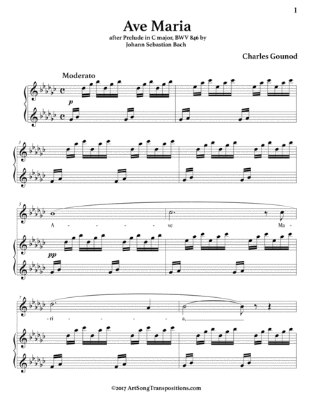 Ave Maria G Flat Major Page 2