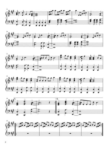 Avicii Heaven Piano Solo Page 2