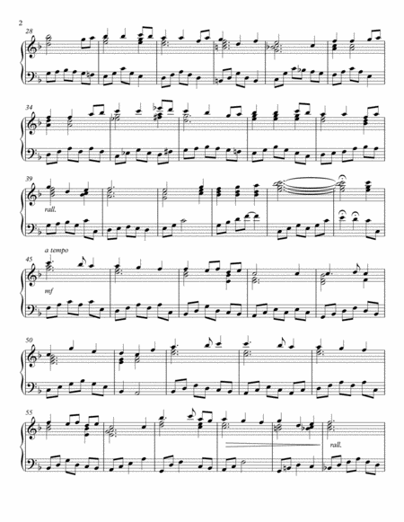 Away In A Manger A Contemporary Piano Solo Page 2