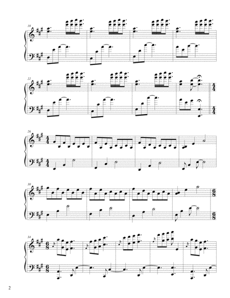 Away In A Manger For Solo Violin Page 2