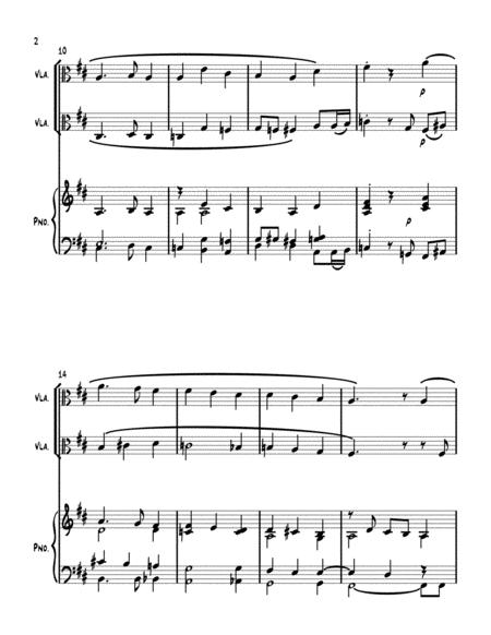 Away In A Manger Viola Duet With Optional Piano Accompaniment Page 2