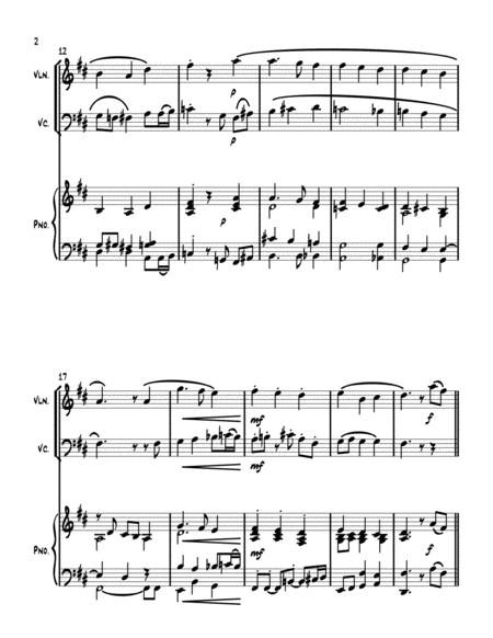 Away In A Manger Violin And Cello Duet With Optional Piano Accompaniment Page 2