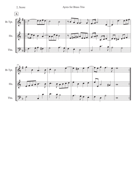 Ayres For Brass Trio Page 2