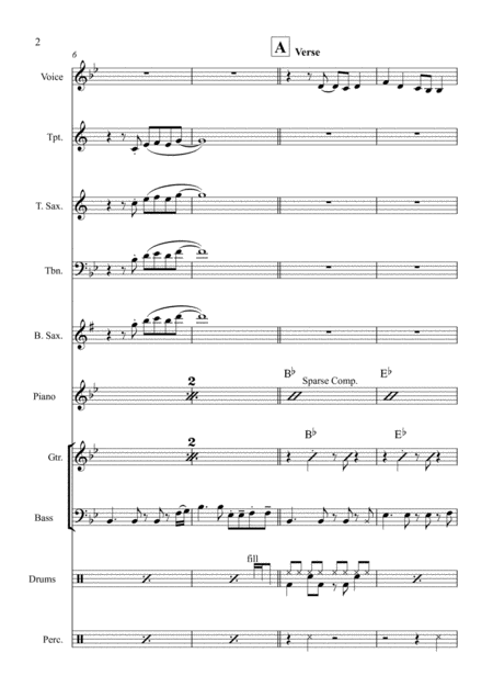 Baby I Need Your Lovin Vocal With Small Band 4 Horns Key Of Bb Page 2