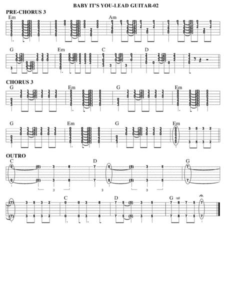 Baby It You Guitar Tab Page 2