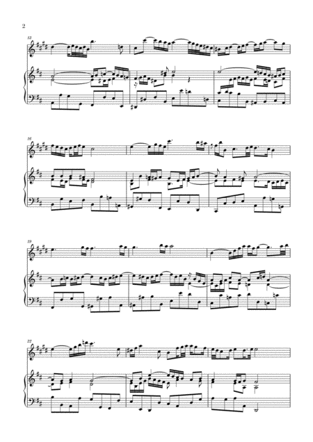 Bach Air On The G String For Clarinet And Piano Page 2