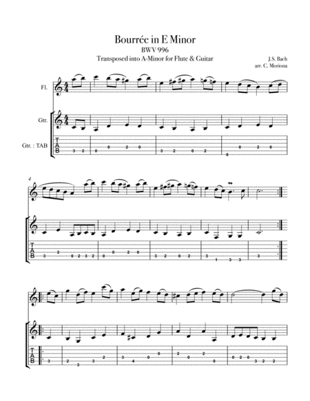 Bach Bourre In E Minor Page 2