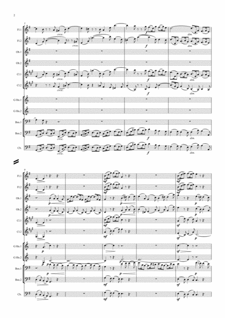 Bach Christmas Oratorio Bwv248 Sinfonia Pastoral Symphonic Wind Page 2